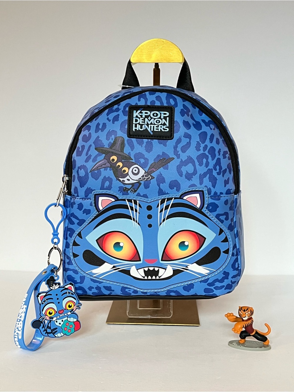 Derpy Tiger Backpack with Matching Zipper Pull Charm